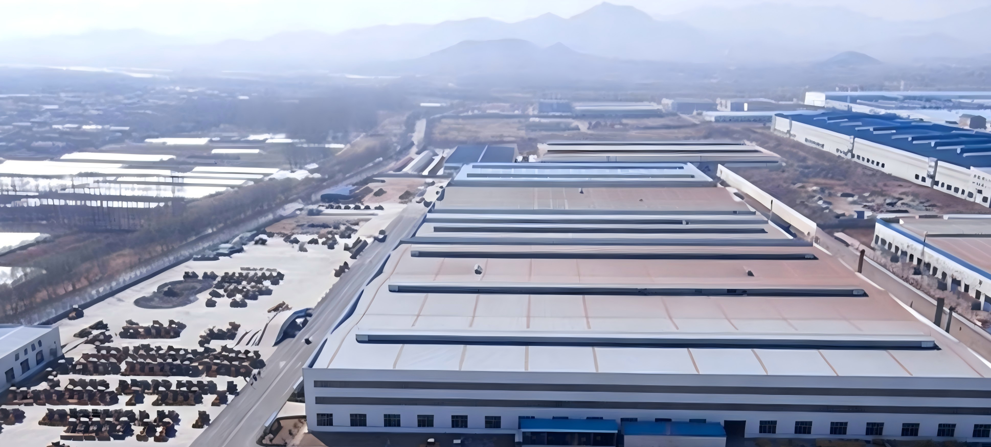 Psenda production base aerial view