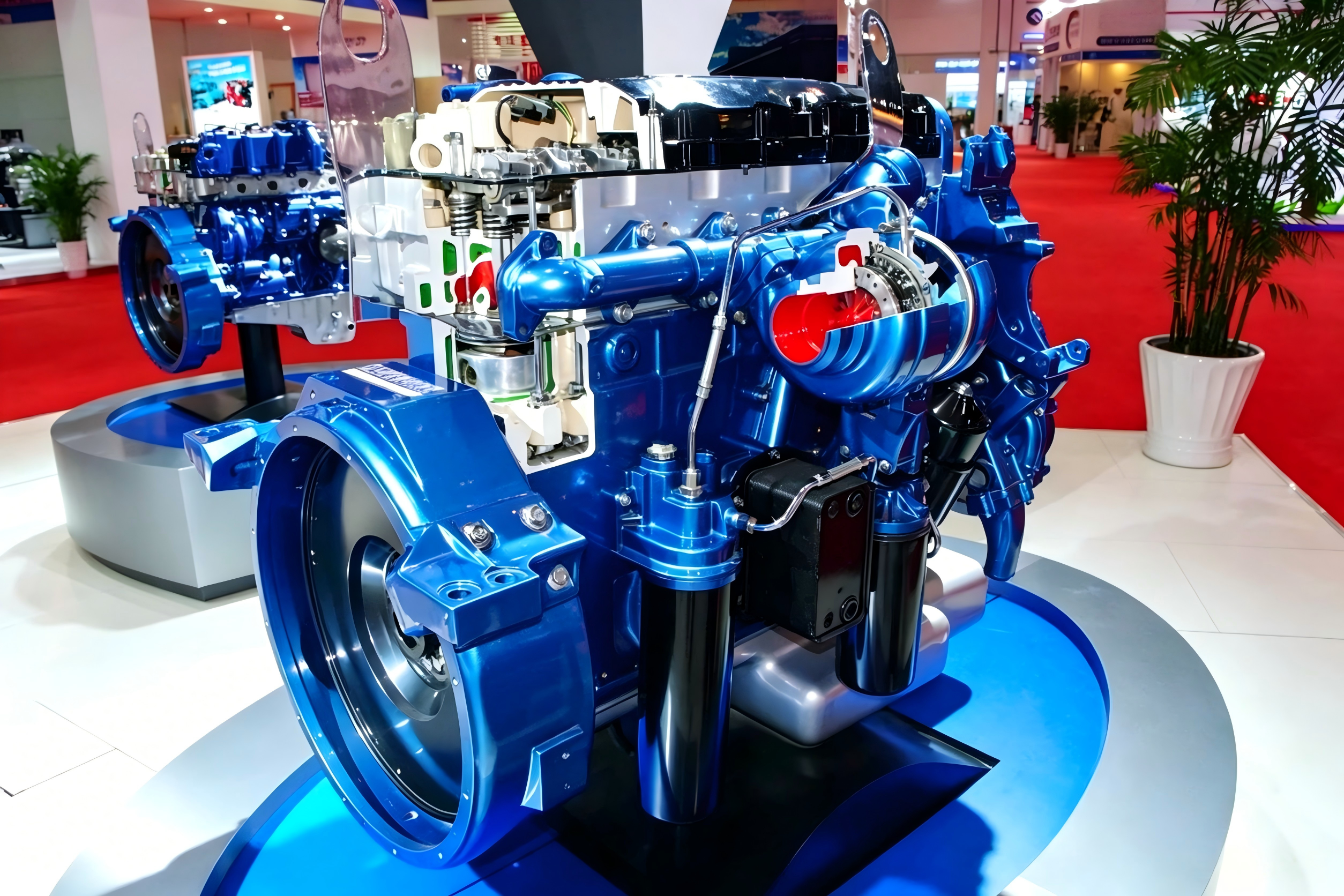 Powertrain engine display