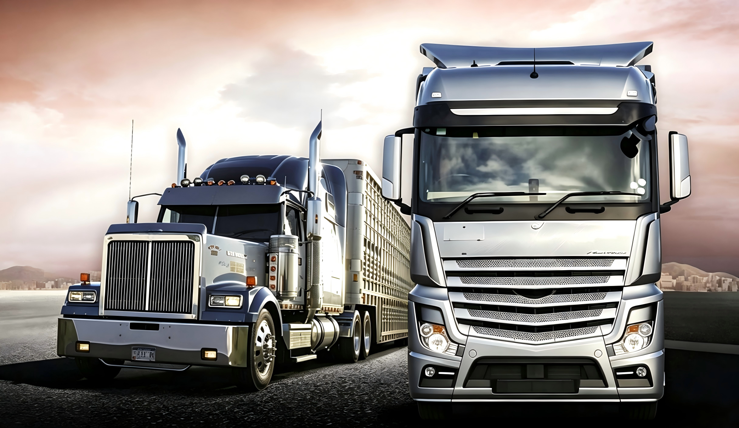 Trucks and trailers